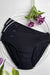 Tri kusy čiernych menštruačných nohavičiek na spanie s predĺženou vložkou