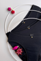 Detail černých menstruačních kalhotek vysoké savosti